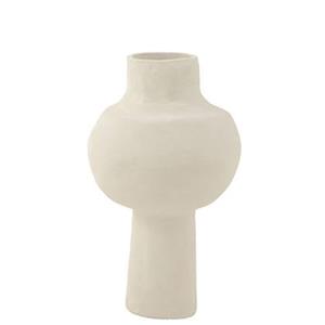 J-Line Pot Original Papier Mache Wit