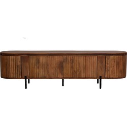 Giga Meubel  Tv-Meubel Naturel Mangohout - 200x40x55cm - Marlène
