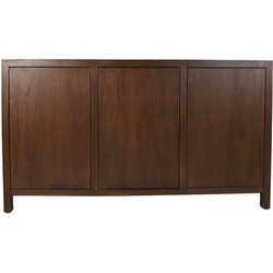 HSM Collection HSM - -Dressoir 3 Deur-150x42x85-Bruin-Teak Fineer