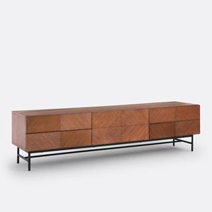 LA REDOUTE INTERIEURS TV-meubel 180 cm voorzijde in reliëf, Jerem