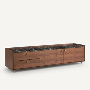 AM.PM TV-HI-FI meubel notelaar en marmer, Noham