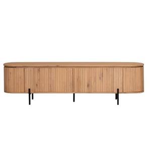 DÉJA Living  Tv-Meubel Eikenhout - 200x40x55cm - 4 Deurs - Loise
