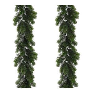 Dennenslingers, 2 stuks, 168 punten, hoogte 180 cm