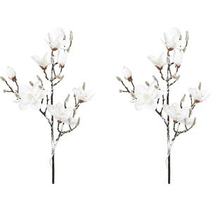 Magnolia, besneeuwd met 15 LED's, VE = 2 stuks, totale hoogte 1150 mm