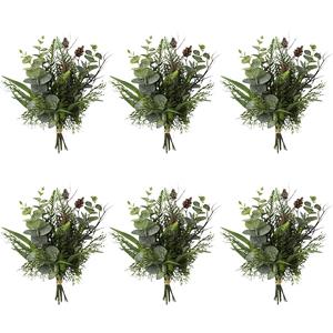 Eucalyptus-dennenbos met kegels, VE = 6 stuks, totale hoogte 290 mm