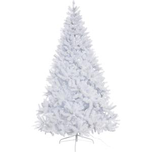 Kunstkerstboom, wit, inclusief standaard, totale hoogte 1800 mm