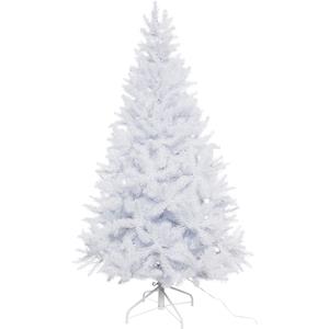 LED-kunstkerstboom, wit, inclusief standaard, hoogte 1200 mm, met 150 LED's