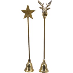 Decoris Kaarsendover alu l5.5b26h4.5 cm kerst - 