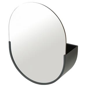 Duraline Schap Met Spiegel Matzwart Staal 30x42x10cm