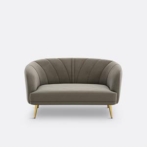 LA REDOUTE INTERIEURS 2 of 3 zitsbank van fluweel, Leone