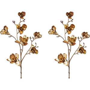 Magnolia, bruingoud, VE = 2 stuks, totale hoogte 1040 mm