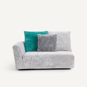 OTTO STUDIO FOR AM.PM Halve zetel van viscosefluweel, Chill