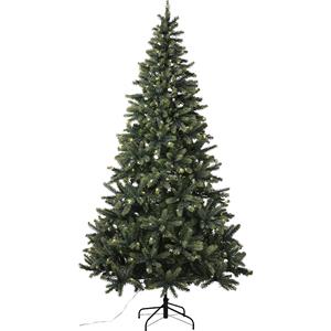 Gemengde LED-kunstkerstboom, inclusief standaard, hoogte 2400 mm, met 500 LED's
