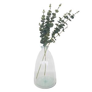 Bellatio Design Kunstbloem/kunsttak Eucalyptus Cinera - 2x - 90 cm - lichtgroen - 5 takken - kunst zijdebloemen -
