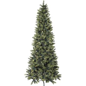 LED-kerstboom slank, inclusief standaard, hoogte 1800 mm, met 250 LED's