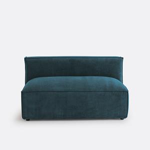 LA REDOUTE INTERIEURS Modulaire 2-zitsbank van geribd fluweel, Seven