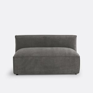 LA REDOUTE INTERIEURS Modulaire 2-zitsbank van geribd fluweel, Seven
