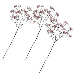 Chaks Kunstbloem Gipskruid - 3x - 60 cm - roze - losse tak - kunst bloem - Gypsophila -