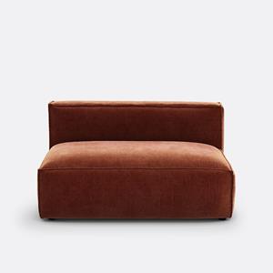LA REDOUTE INTERIEURS Modulaire zitbank van geribd vintage fluweel, Seven