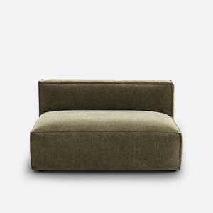 LA REDOUTE INTERIEURS Modulaire zitbank van geribd vintage fluweel, Seven