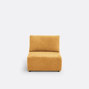 LA REDOUTE INTERIEURS Modulaire chauffeuse in getextureerde stof, Monica