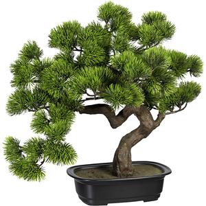 Bonsai den, in een kunststof schaal, hoogte 400 mm, schaal 220 x 150 x 60 mm