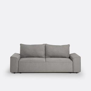 SO'HOME Omvormbare bank, getextureerde stof, 3-zit, Lidia