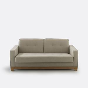 SO'HOME 2 of 3-zitsbank van gemeleerd polyester, Ajis