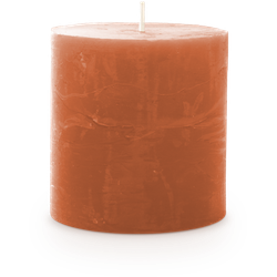Spaas Rustiek Kaars 70/70mm-oranje - 
