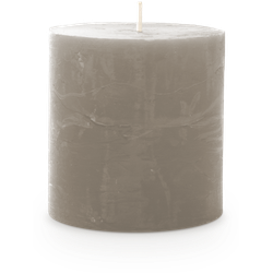 Spaas Rustiek Kaars 70/70mm-lichtgrijs - 