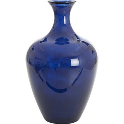 Light & Living Light&living Vaas Ø40x65 cm RUBRA glas glans blauw