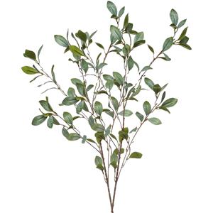 Emerald Kunstbloem Eucalyptus tak - 2x - 90 cm - groen - losse steel - Kunst zijdebloemen -