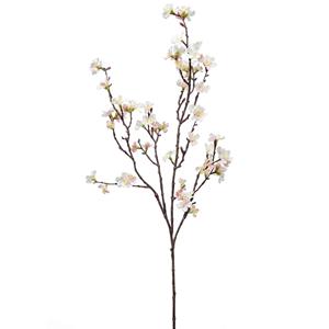 Emerald Kunst bloesemtak - 95 cm - creme/roze - kunst zijdebloemen -