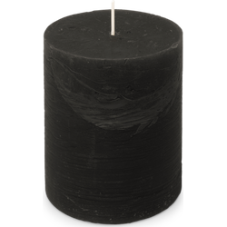 Spaas Rustiek Kaars 100/130mm-zwart - 