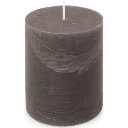 Spaas Rustiek Kaars 100/130mm-donkergrijs - 