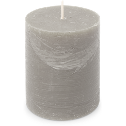 Spaas Rustiek Kaars 100/130mm-lichtgrijs - 