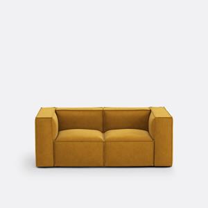LA REDOUTE INTERIEURS Modulaire 2-zitsbank Seven in getextureerd fluweel