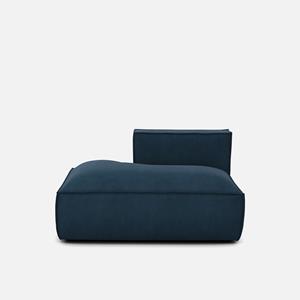 LA REDOUTE INTERIEURS Loungebank, links, ribfluweel, Seven