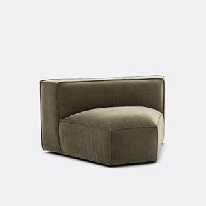 LA REDOUTE INTERIEURS Modulaire zithoek, vintage fluweel Seven