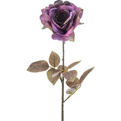Hortus Kunstbloem rose zoe purple, 68 cm - 