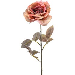 Hortus Kunstbloem rose zoe old pink, 68 cm - 