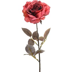 Hortus Kunstbloem rose zoe fuchsia, 68 cm - 