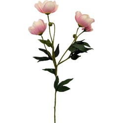 Buitengewoon de boet Kunstbloem helleborus l. roze, 62 cm - 