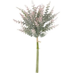 Buitengewoon de boet Bosje kunstbloemen lavendel 38 cm, roze - 