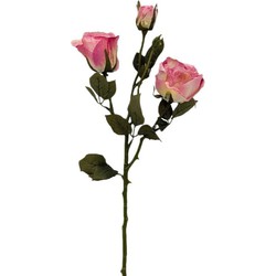 Buitengewoon de boet Kunstbloem roos 53 cm, roze - 