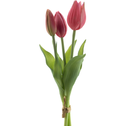 Nova nature PSO Holland Tulip bundle Sally x3 beauty 25 cm kunstbloem - 
