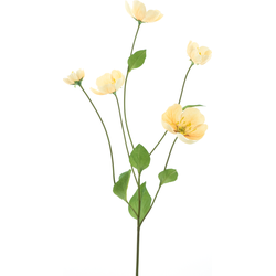 Nova nature Melastoma spray peach 76 cm kunstbloem - 