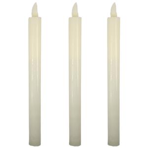 Cepewa 3x Stuks dinerkaars LED-verlichting met timer 25 cm -