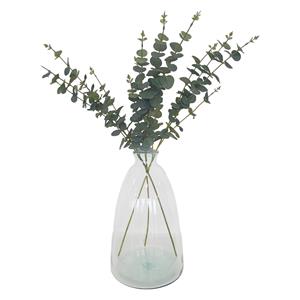 Bellatio Design Kunstbloem/kunsttak Eucalyptus Cinera - 3x - 90 cm - lichtgroen - 5 takken - kunst zijdebloemen -