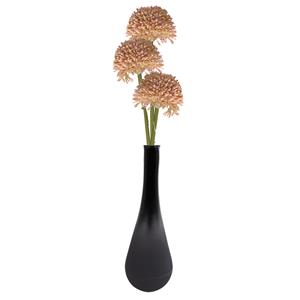 Bellatio Design Allium/Sierui Globemaster kunstbloem - 5x - losse steel - roze - cm - Natuurlijke uitstraling -